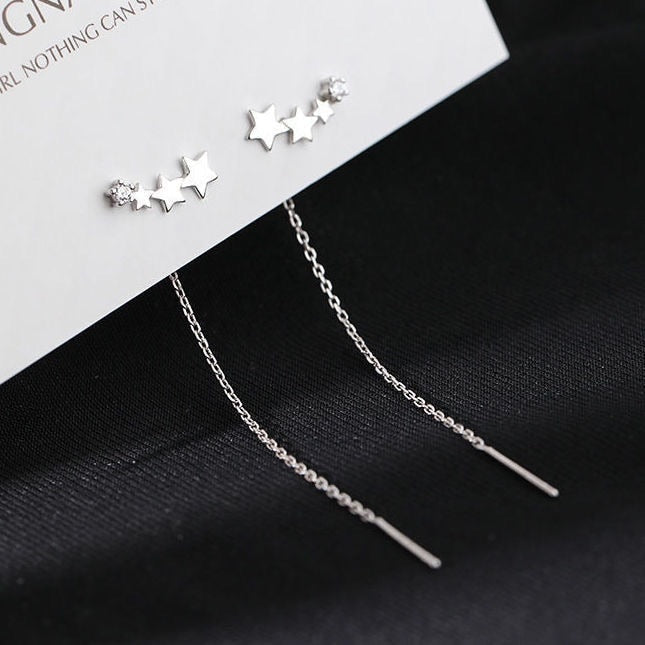 2026 New Gold Color Long Crystal Tassel Dangle Earrings for Women Wedding Drop Earring Fashion Jewelry Gifts