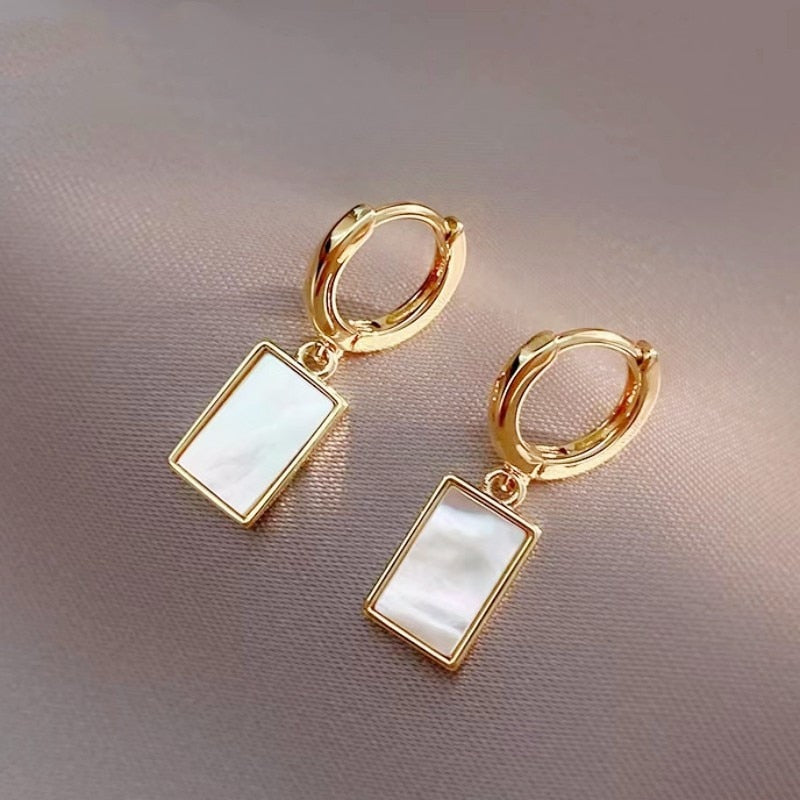 2025 Korean New Simple Temperament Circle Pearl Earrings Fashion Small Versatile Earrings  Jewelry