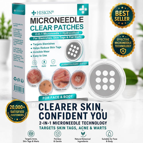 ✨Hiskin ® 2-in-1 Microneedle & Hydrocolloid Patch